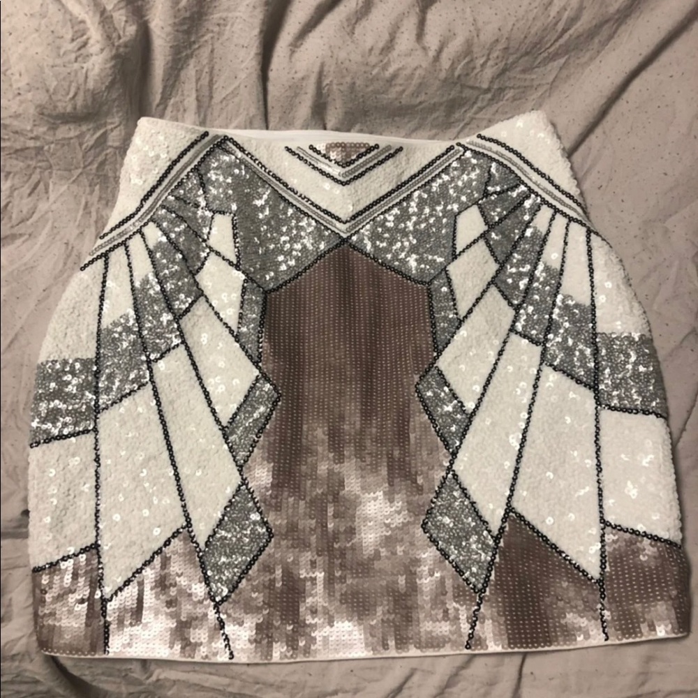 Express Sequin Skirt